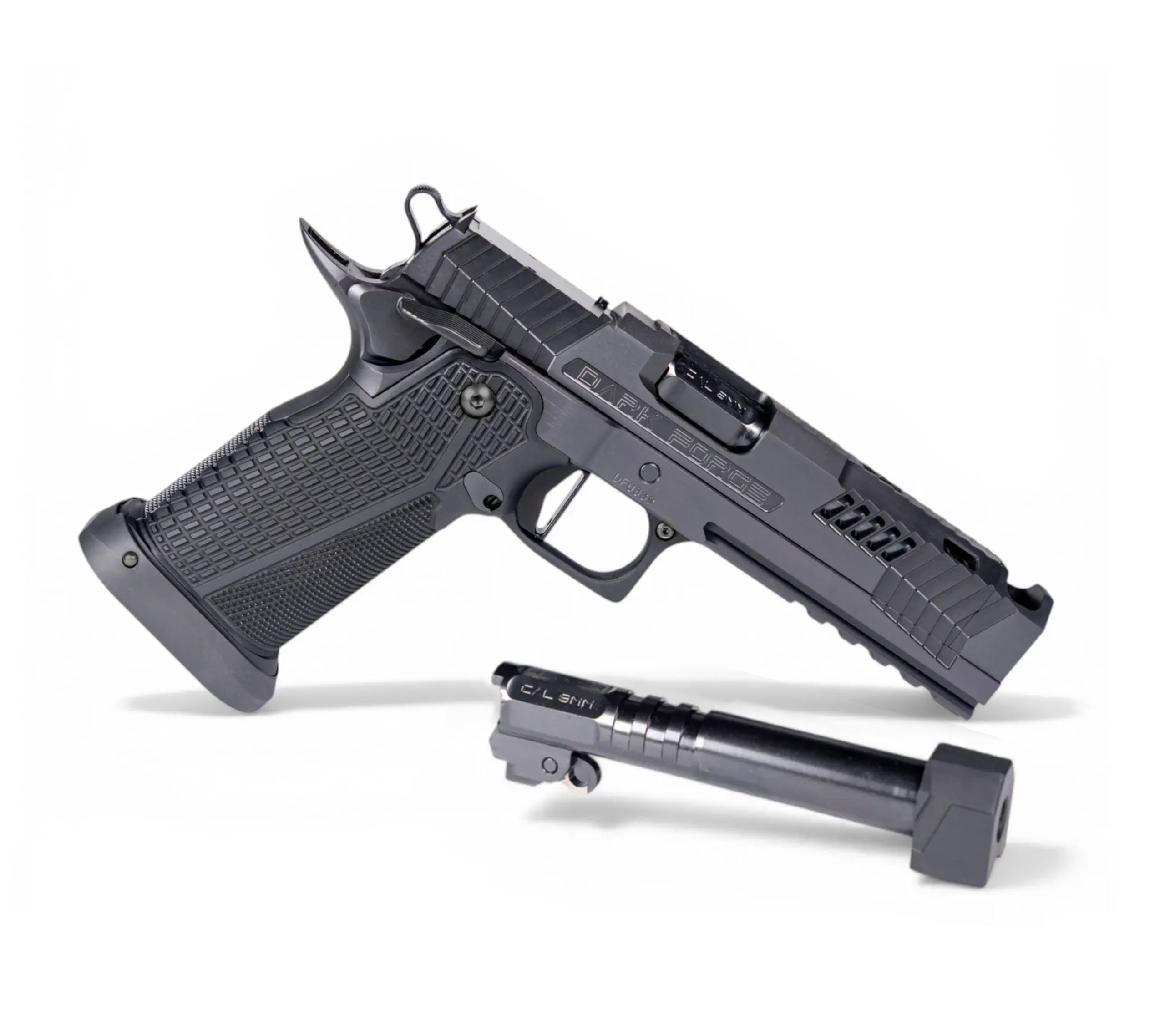 (NEW) DARK FORGE X KOVERT REAPER 5″ PORTED + COMP DOUBLE BARREL (BLACKOUT) - Image 3