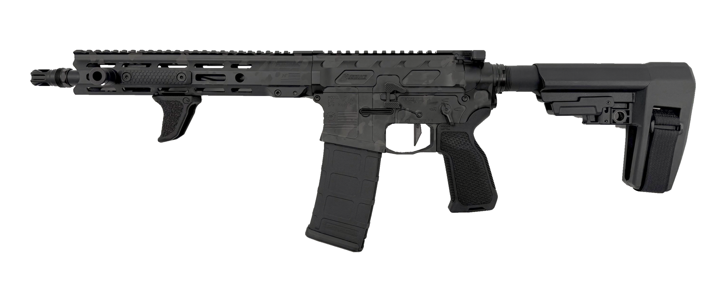 HONEST OUTLAW EDITION 12.5″ .223 WYLDE - BLACK CAMO - Image 2